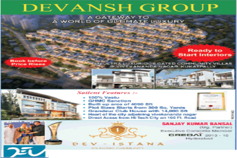 A gateway to a world of ultimate luxury at Devansh Dev Istana in Hyderabad